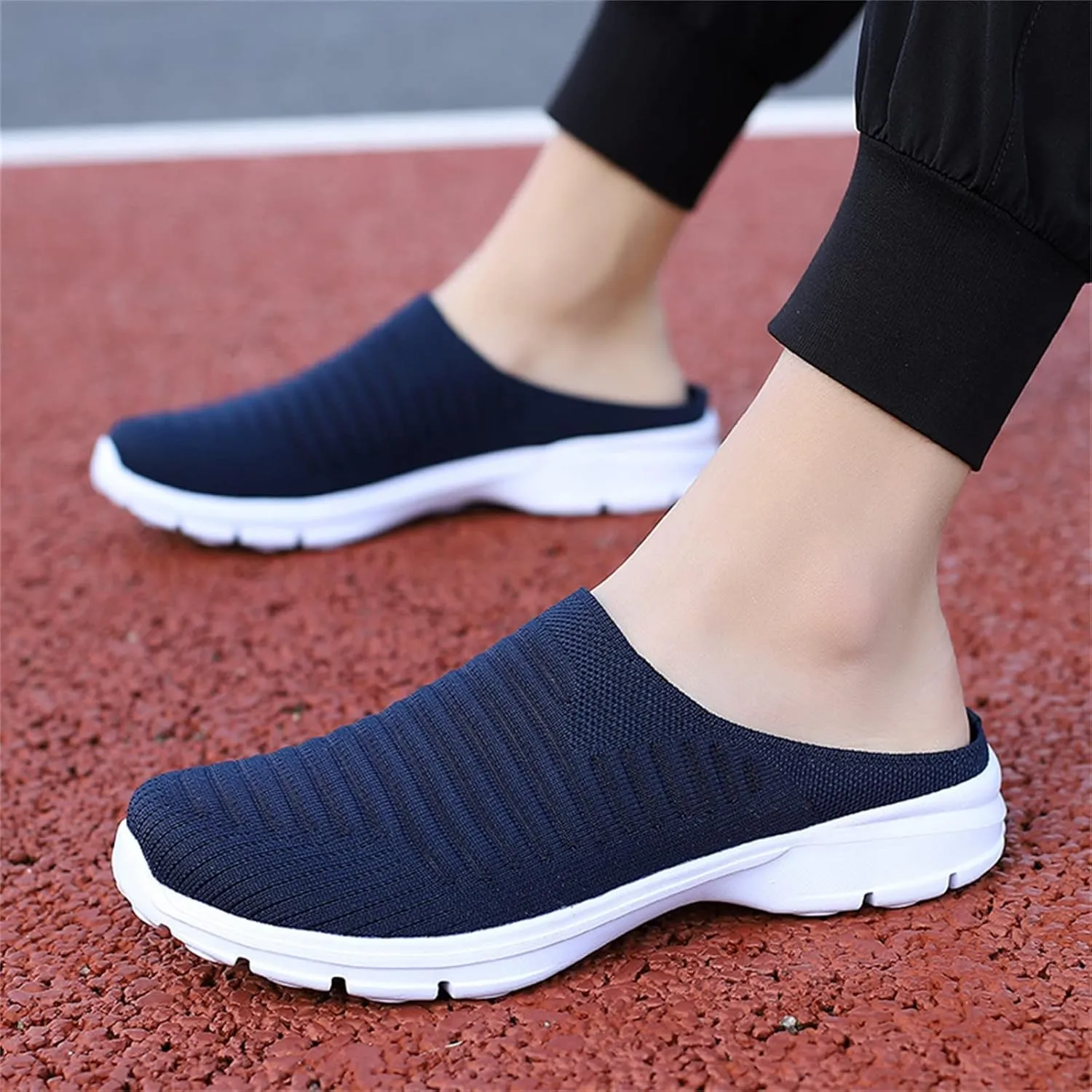 Heated Slippers for Men Rechargeable Lightweight Slip On Flat Casual Half Slippers Disposable Slippers Large Men