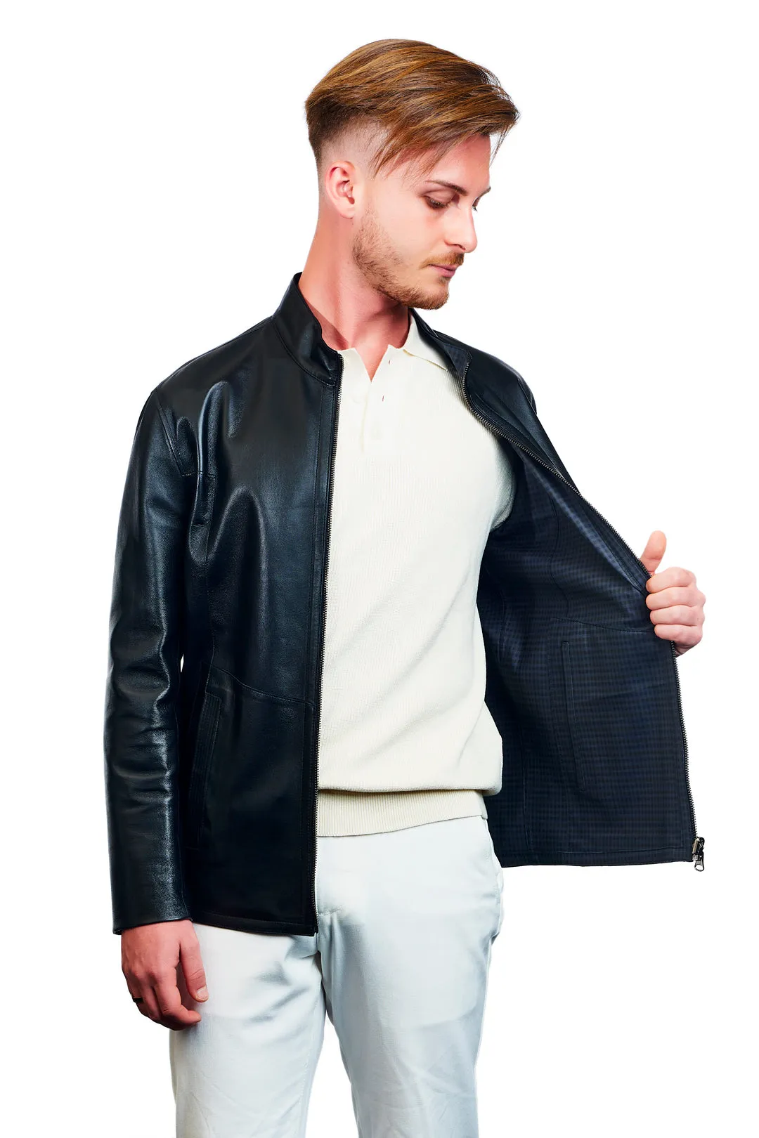 Hector Reversible Leather Jacket