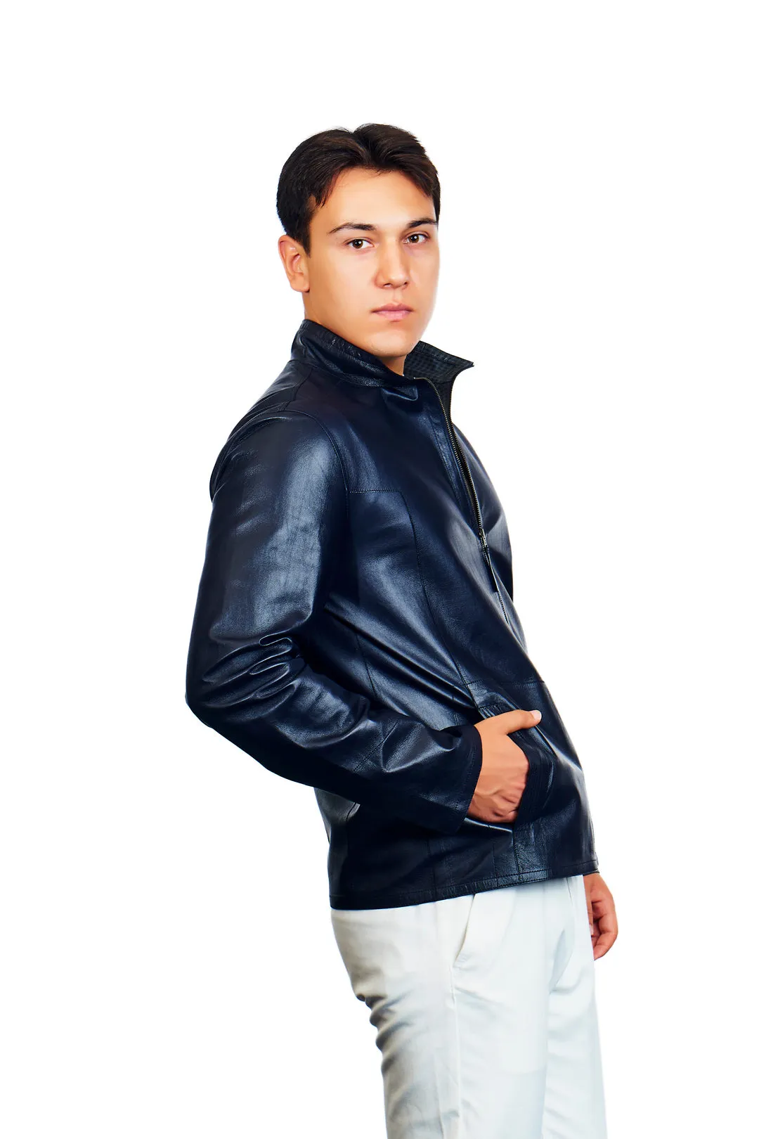 Hector Reversible Leather Jacket