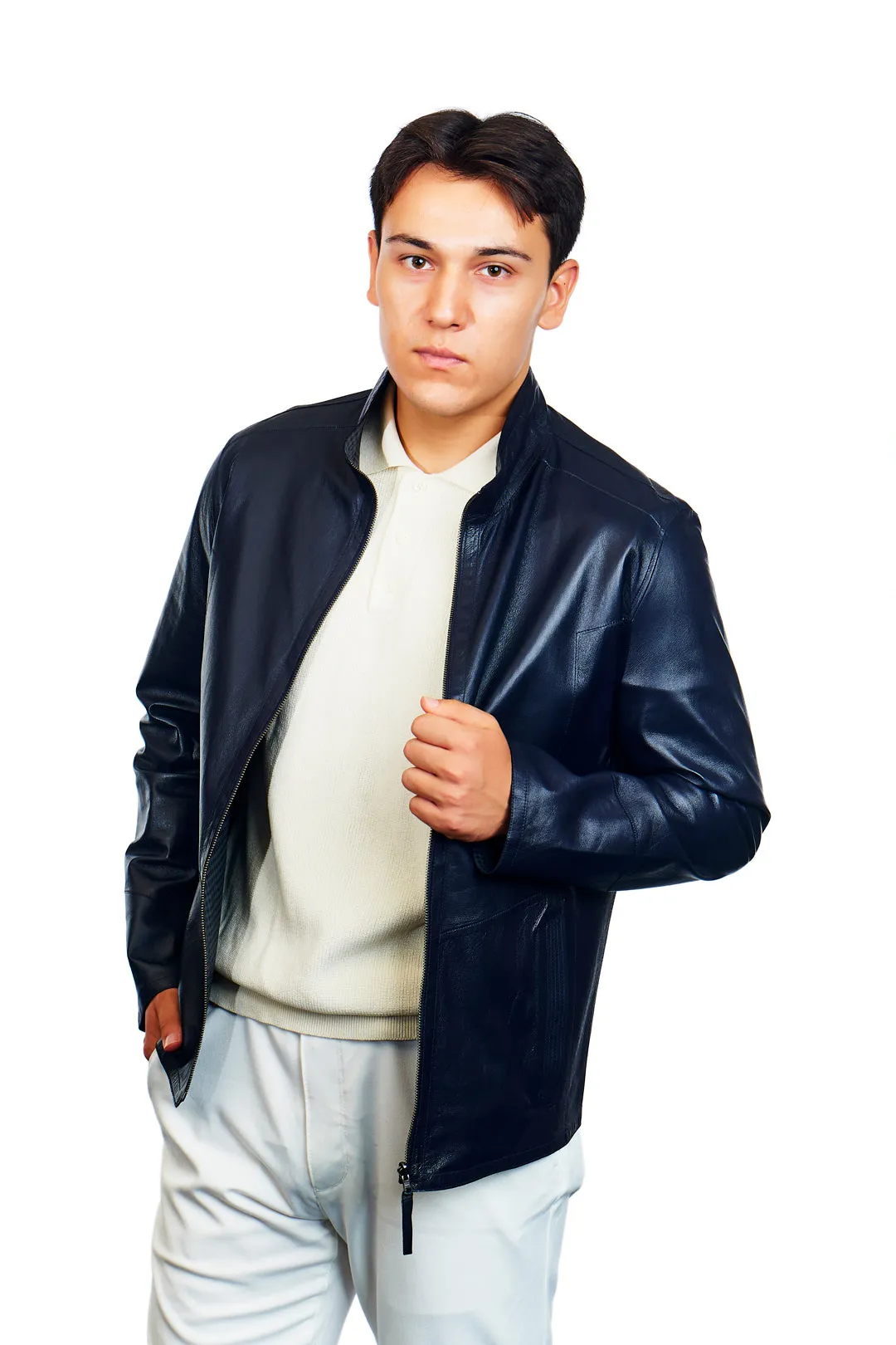 Hector Reversible Leather Jacket
