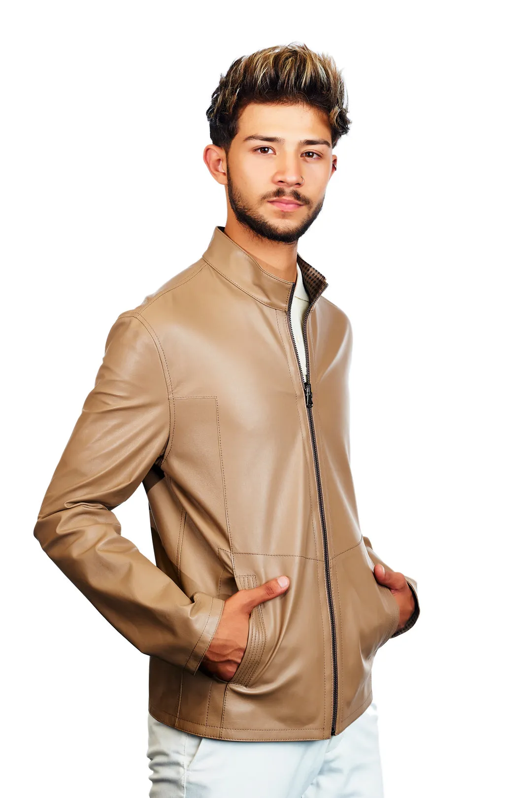Hector Reversible Leather Jacket