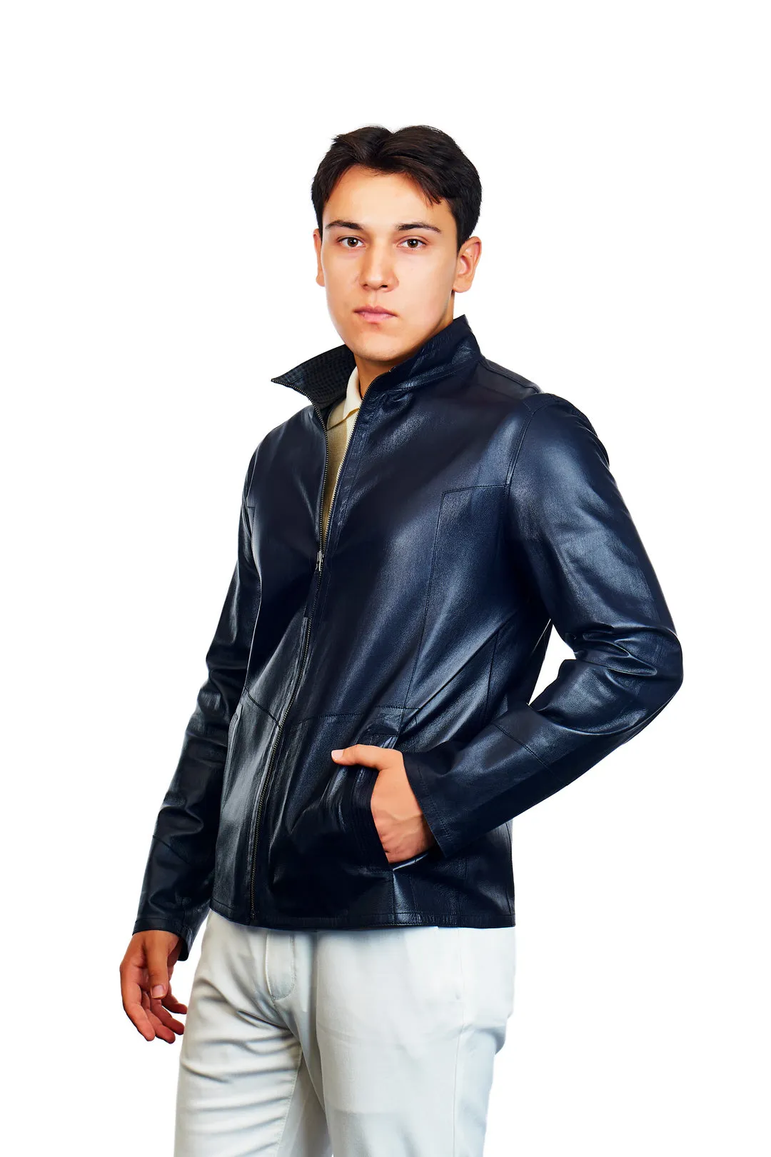 Hector Reversible Leather Jacket