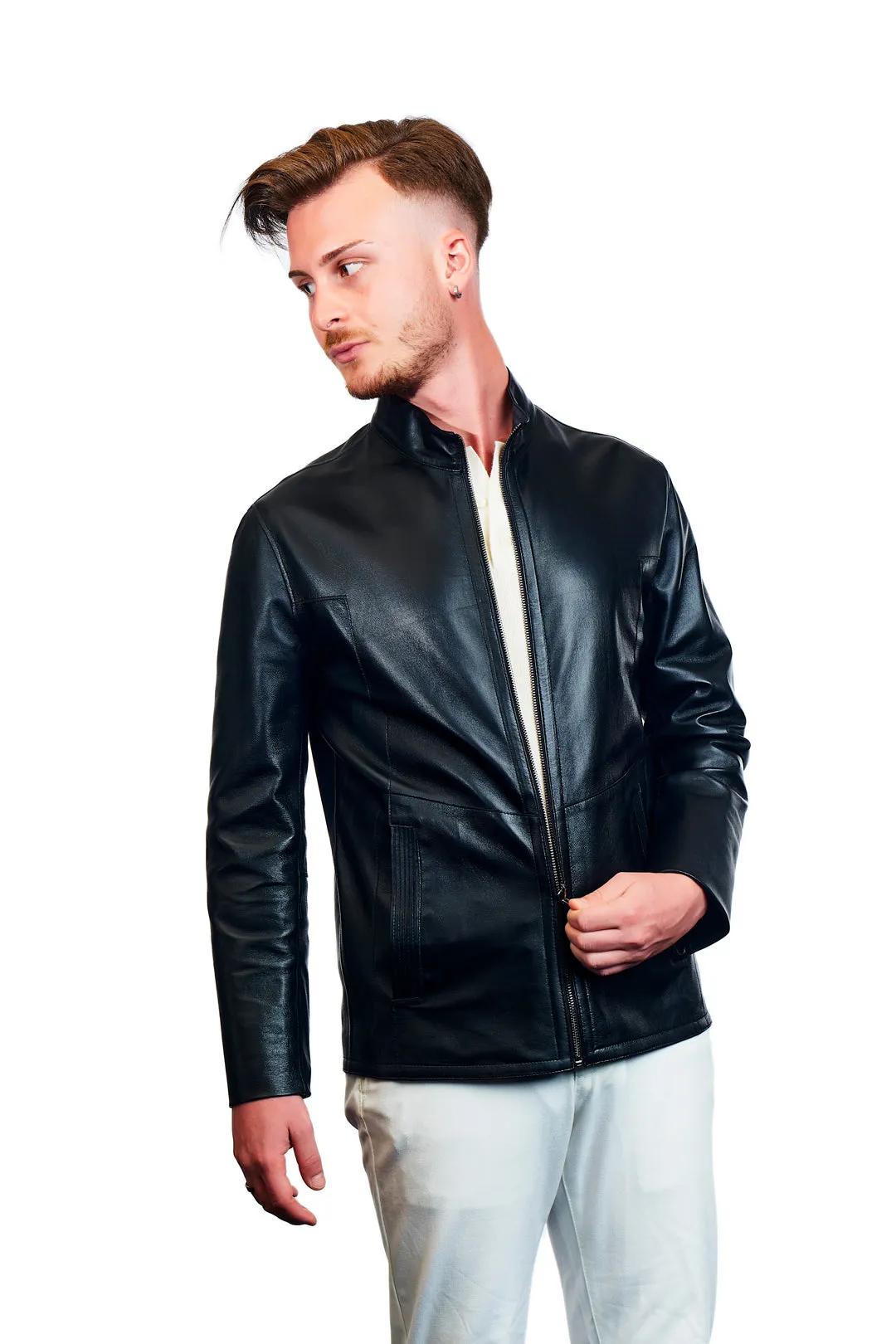 Hector Reversible Leather Jacket