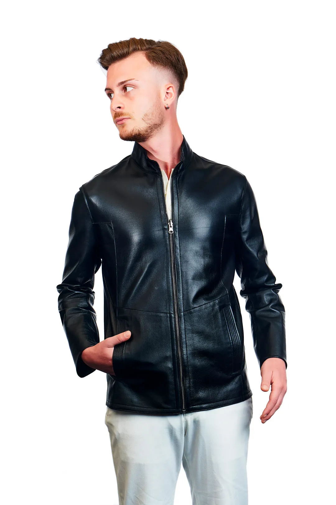 Hector Reversible Leather Jacket