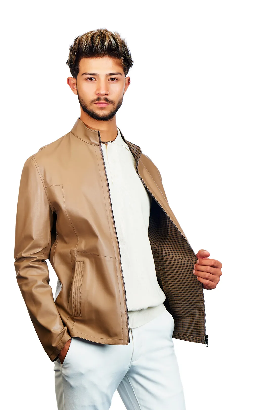 Hector Reversible Leather Jacket