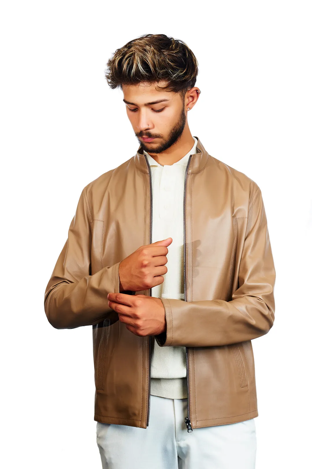 Hector Reversible Leather Jacket