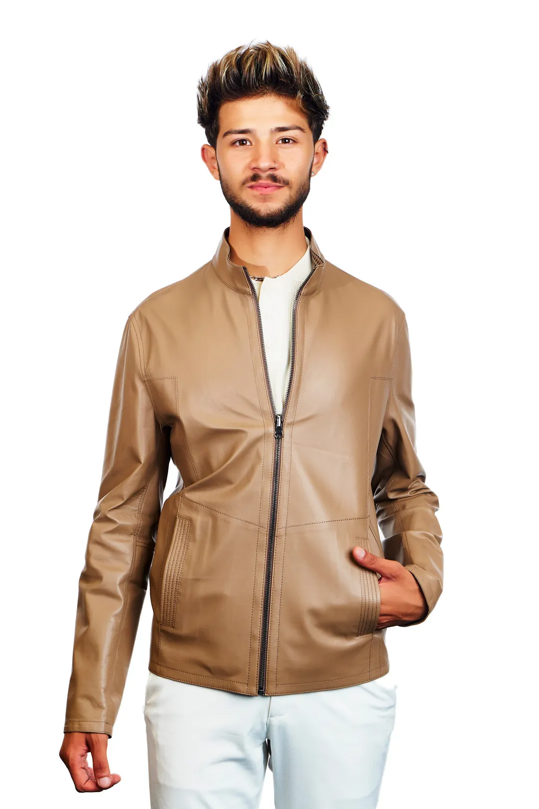 Hector Reversible Leather Jacket