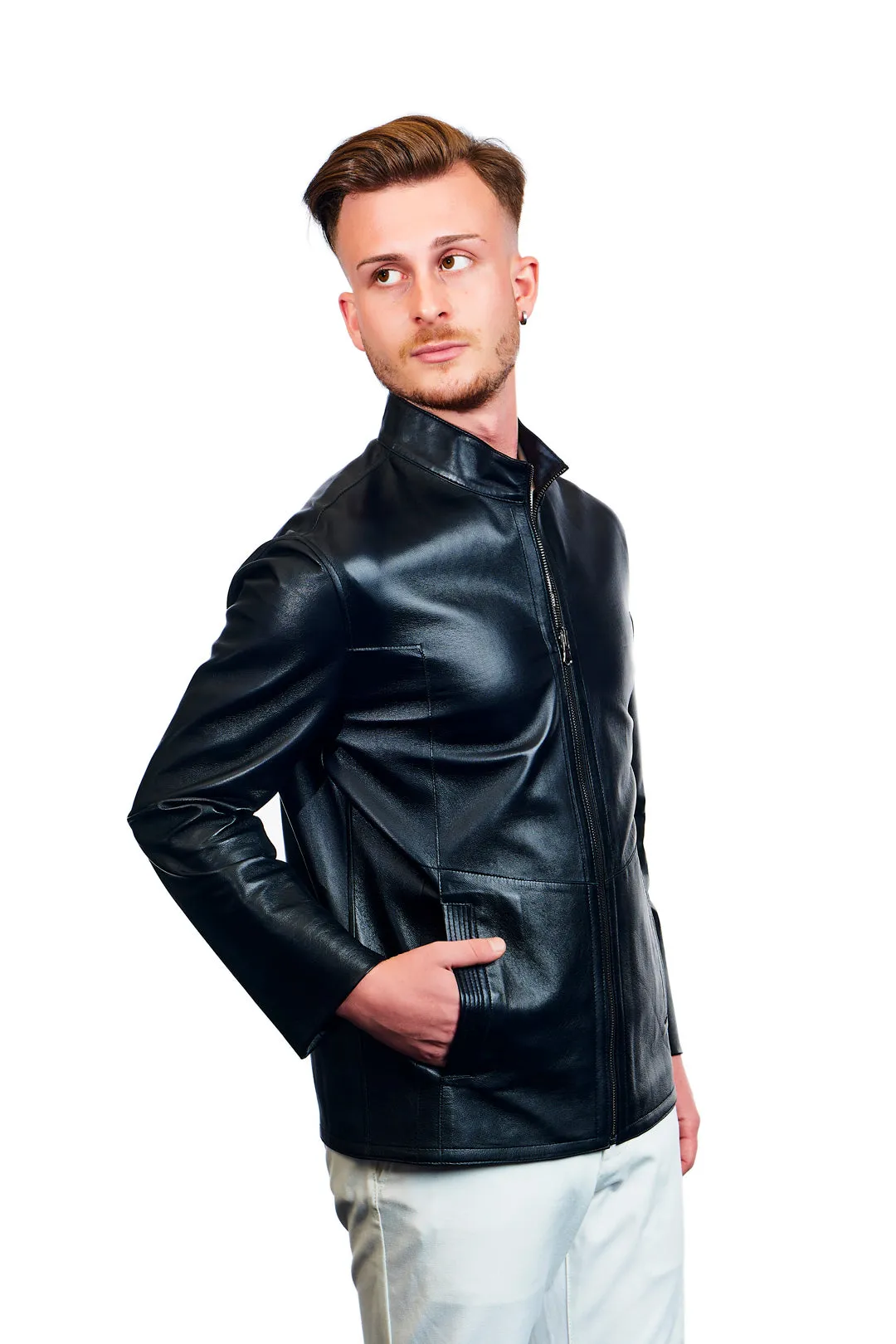 Hector Reversible Leather Jacket