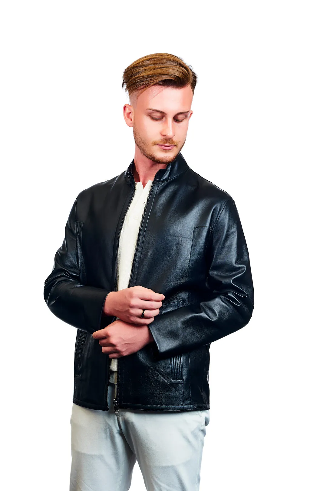 Hector Reversible Leather Jacket