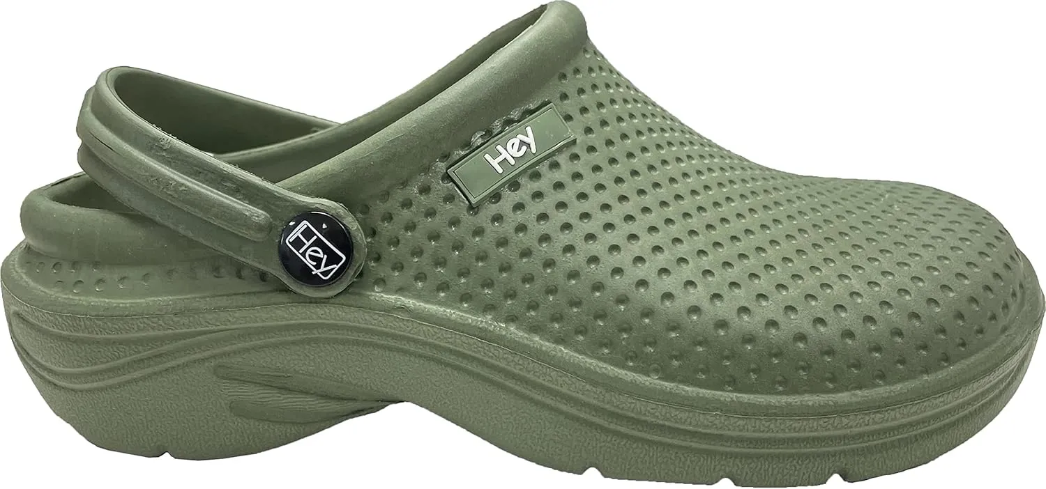 Hey Medical Uniforms Womens Lightweight Slip On Nurses EVA Clogs Garden Support Shoes