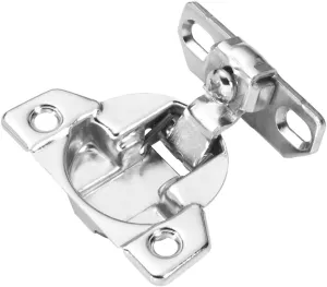 Hickory Hardware P5128-14-10B Euro Cabinet Concealed Hinge - 1-3/8 Inch Overlay Face Frame Design with 108° Opening Self Closing Feature Easy Installation Hinge Polished Nickel Finish 10 Piece