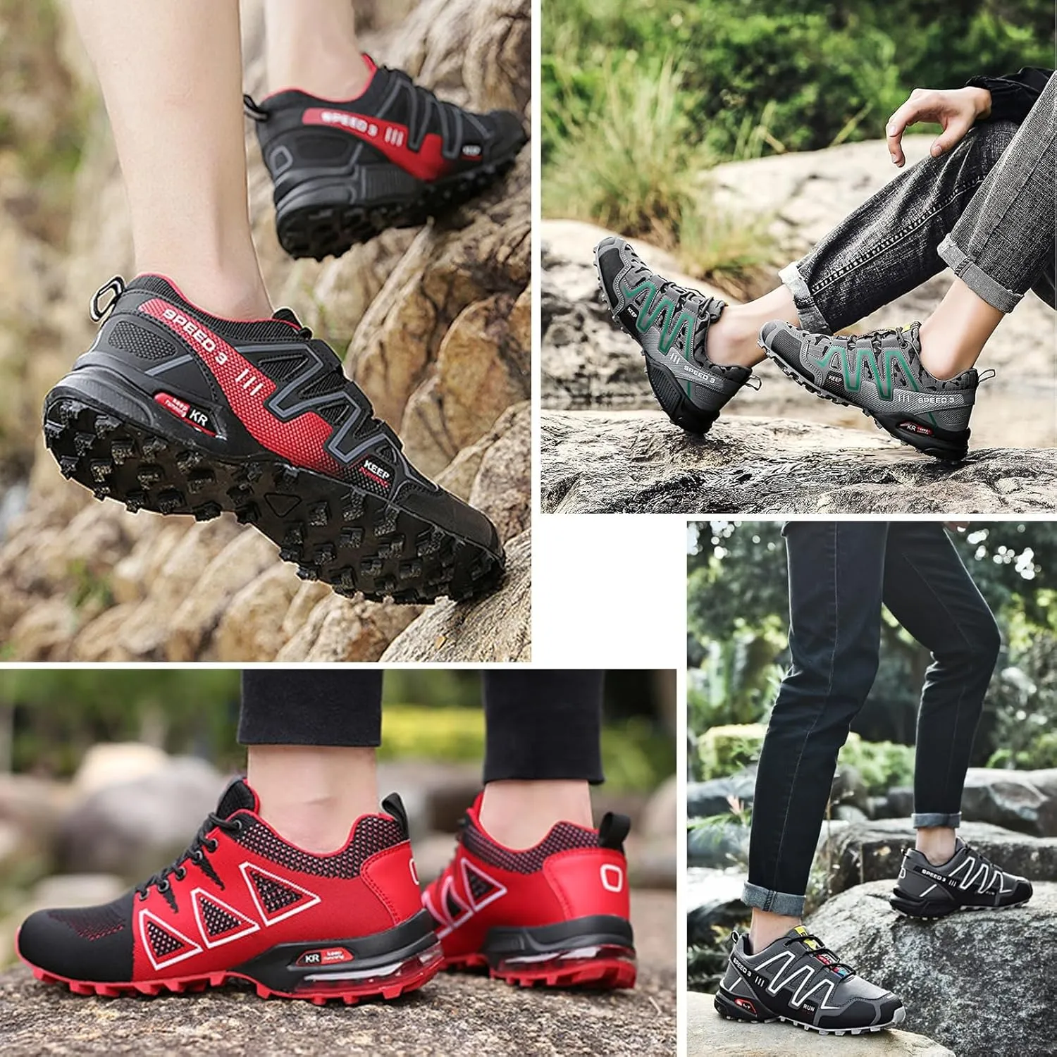 Hike Balance Shoes Men Women, Hike Balance Orthopedic Shoes, Comfortable Breathable Non-Slip Slip-on Sneakers