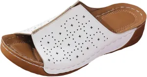 Hollow Out Wedge Sandals for Women 2025 new Arch Support Lightweight Soft Sole Platform Sandalias Breathable Orthotic Sandals
