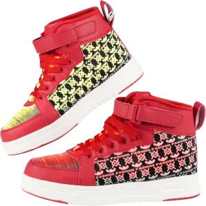 Hot Dingding Fiber Optic LED Shoes for Women Men Light Up Sneakers for Adult USB Charging Flashing Luminous Trainers Shoes
