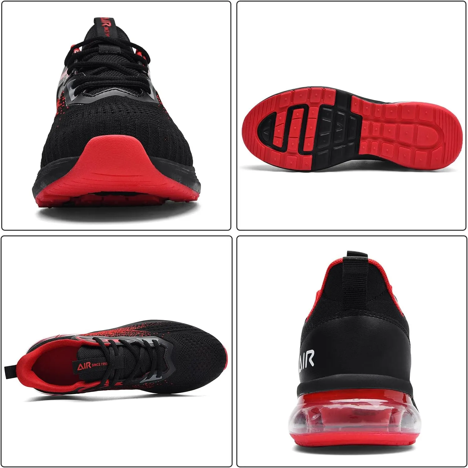 IIV Mens Air Running Shoes Casual Tennis Walking Athletic Gym Fashion Lightweight Slip On Sneakers