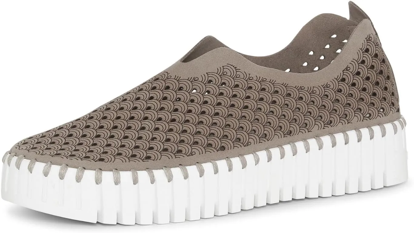 Ilse Jacobsen HORNBAEK Women's Tulip 3373 Platform | Slip-On | Low-Top (Falcon, 12)