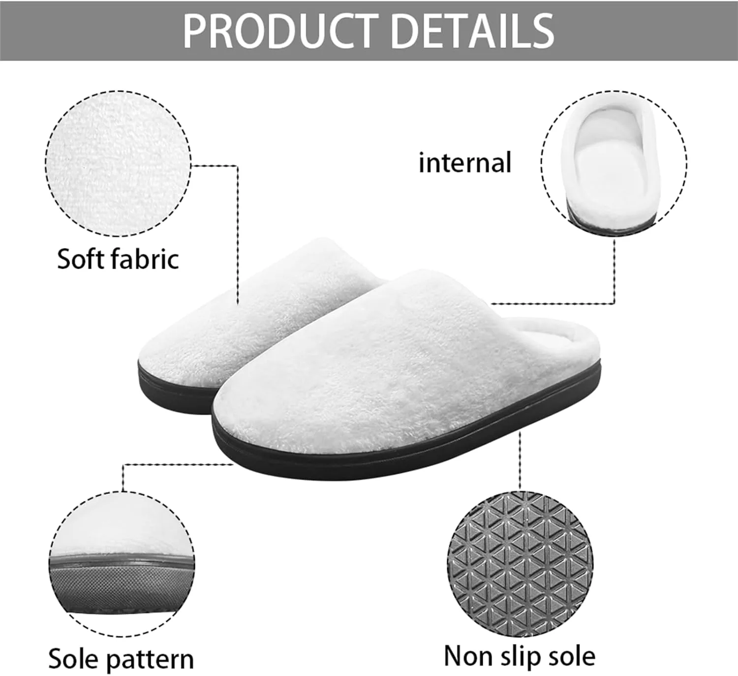 INSTANTARTS Girls Slippers Slip-on Lightweight Soft House Slipper Non-slip Breathable Fuzzy Fluffy Bedroom Flats
