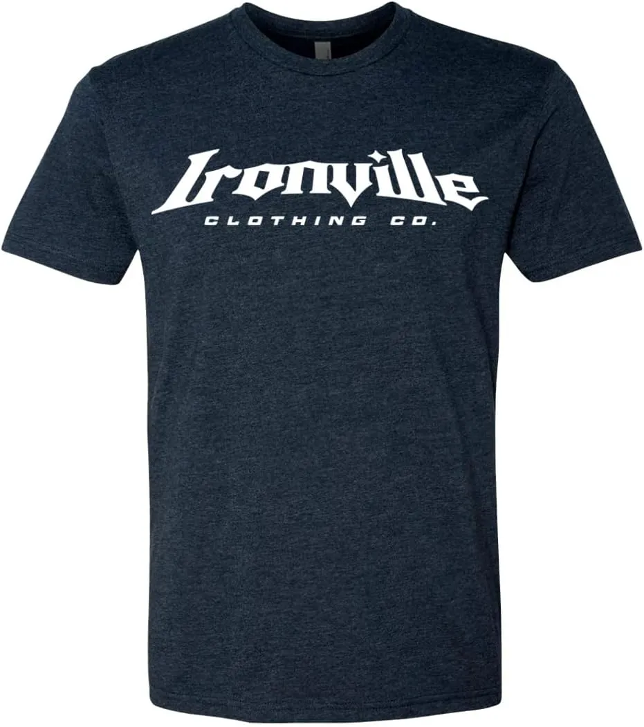 Ironville Branded Logo Weightlifting Soft Blend T Shirt