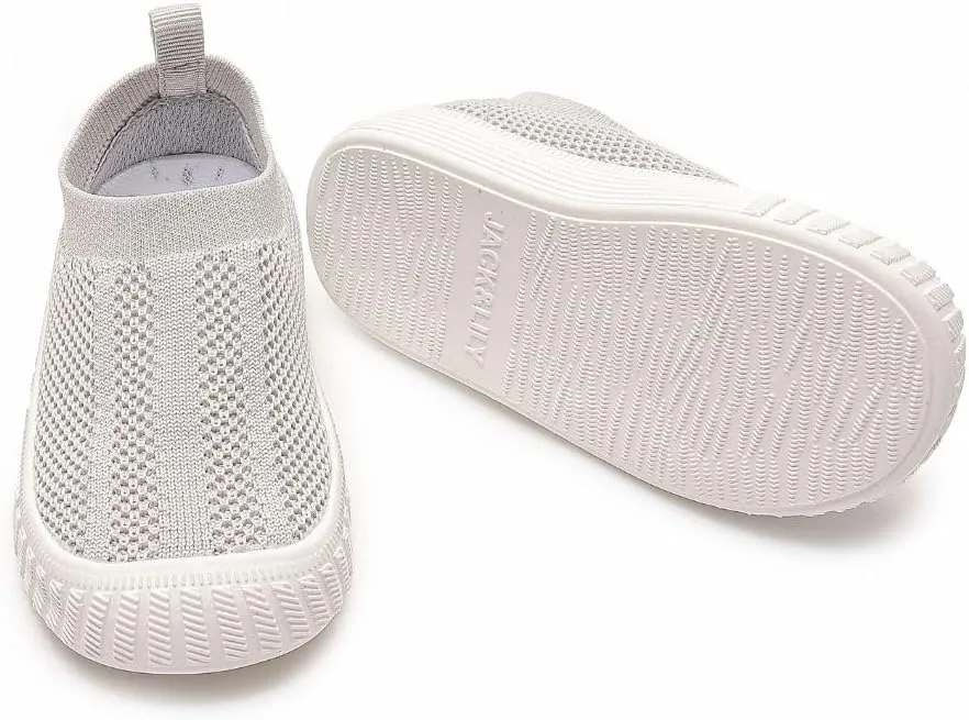 Jack & Lily Baby, Toddler & Kids Walking Shoes – Non-Slip, Washable Slip-On Sneakers for Boys & Girls – Indoor & Outdoor Use