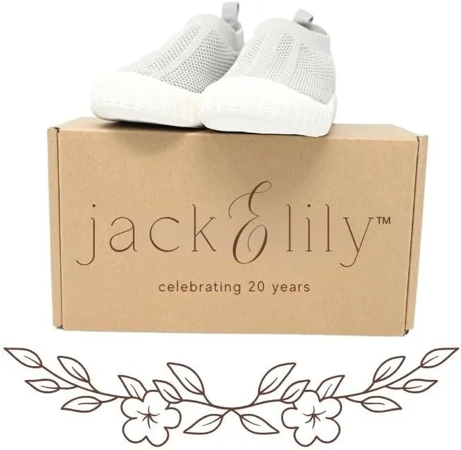 Jack & Lily Baby, Toddler & Kids Walking Shoes – Non-Slip, Washable Slip-On Sneakers for Boys & Girls – Indoor & Outdoor Use