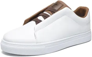 Jayce Court Sneaker Men Casual Slip On Pickleball Non-Slip Leather Shoes Sport Walking Outdoor Fashion Shoes