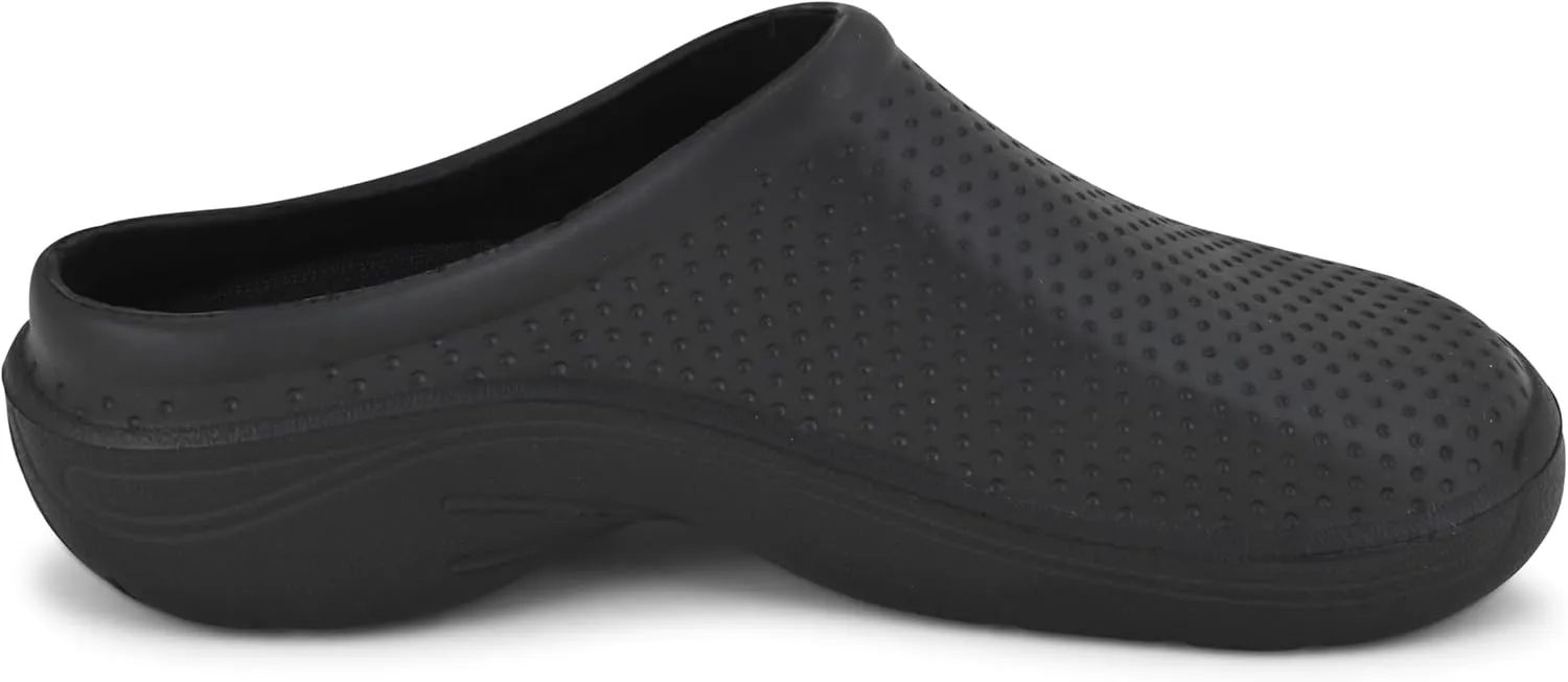 JEFFRICO Breathable Clogs for Women - Lightweight Slip-On Garden, Nursing & Work Shoes with Arch Support - Work Clogs Comfortable EVA Footwear