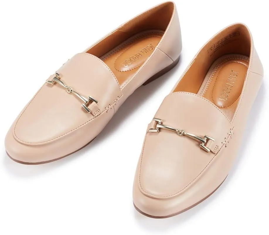 JENN ARDOR Loafers for Women Flats Shoes Womens Penny Loafers Slip On Pointed Toe Comfortable Office Work Driving Flats Fashion Dress Shoes for Women