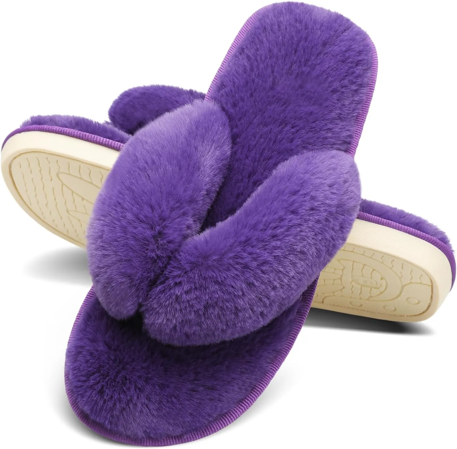 JOINFREE Women's Bedroom Slippers Comfort Four Season Classy Indoor Spa Slide Shoes