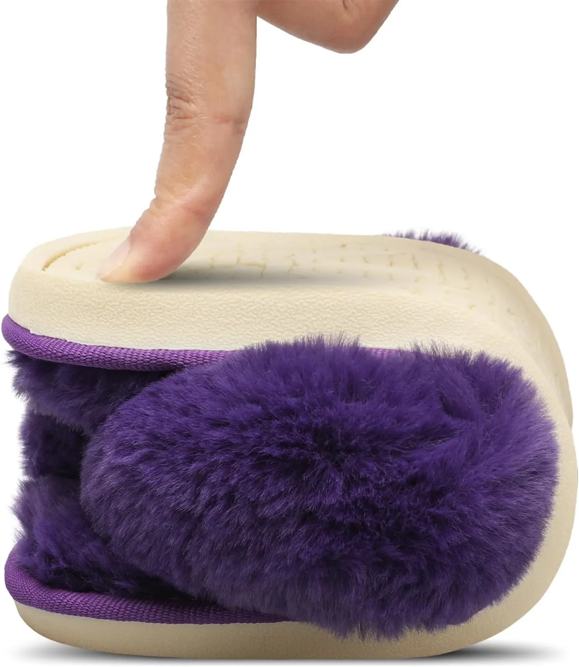 JOINFREE Women's Bedroom Slippers Comfort Four Season Classy Indoor Spa Slide Shoes