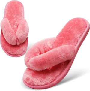 JOINFREE Women's Bedroom Slippers Comfort Four Season Classy Indoor Spa Slide Shoes