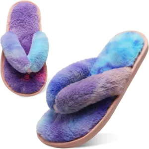 JOINFREE Women's Bedroom Slippers Comfort Four Season Classy Indoor Spa Slide Shoes