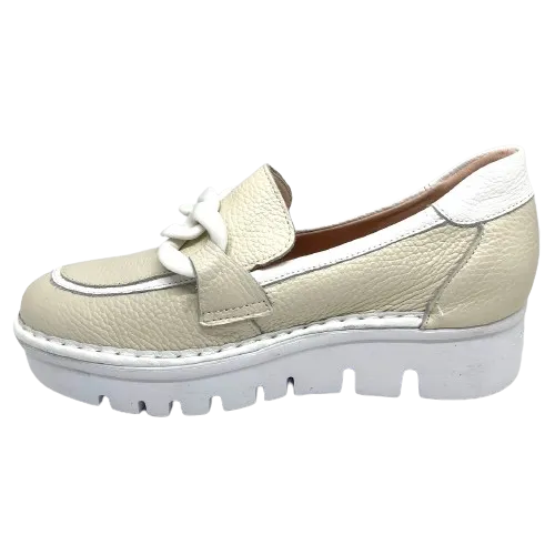 Jose Saenz  -  Marta Loafer - Cream