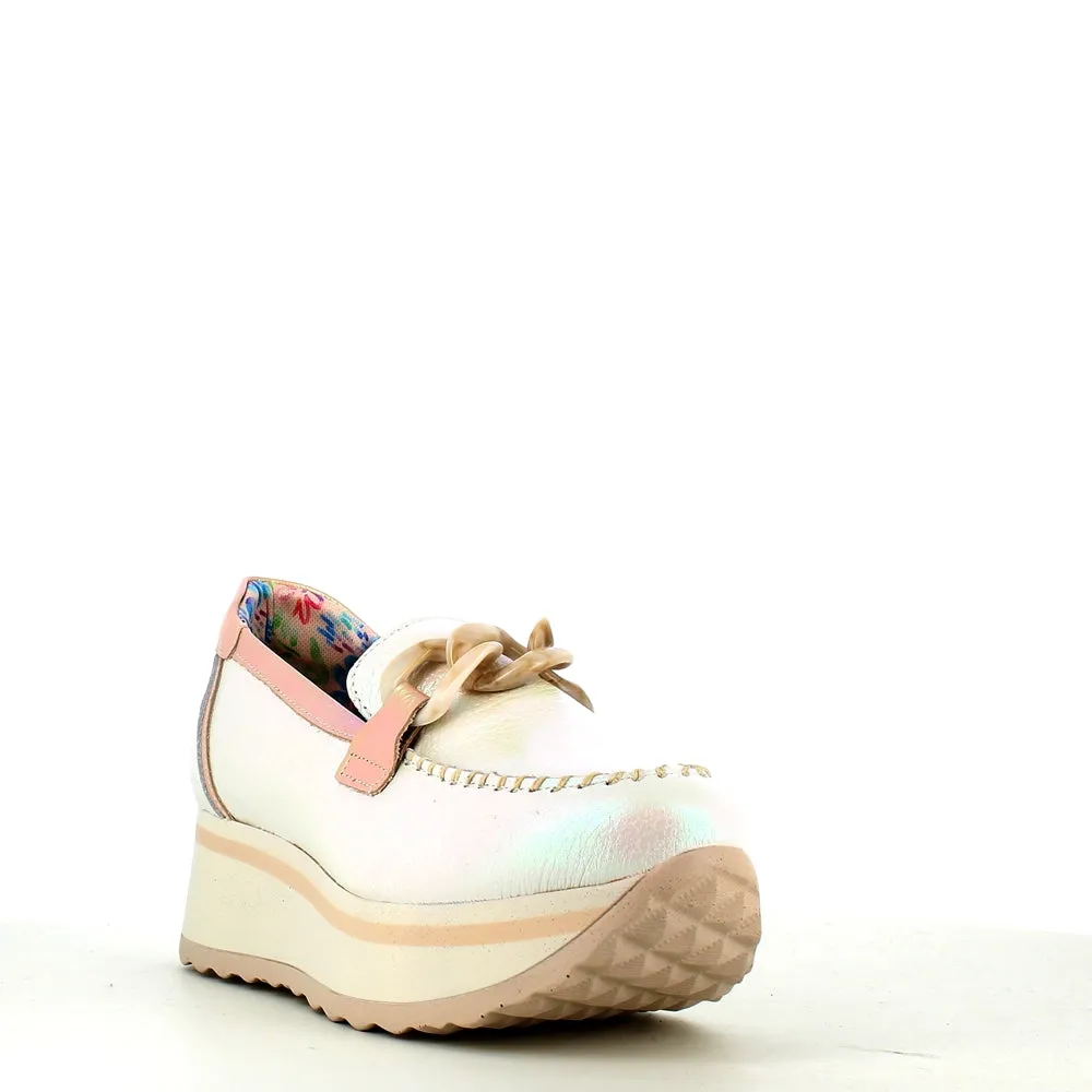 Jose Saenz Wedge Loafer Ice