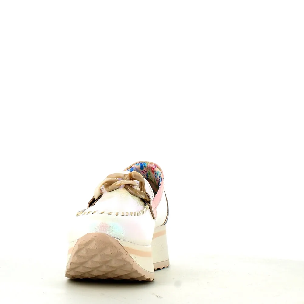 Jose Saenz Wedge Loafer Ice