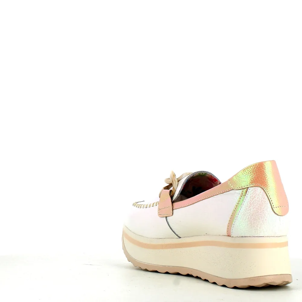 Jose Saenz Wedge Loafer Ice