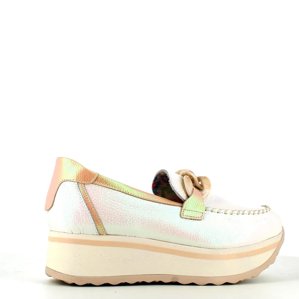 Jose Saenz Wedge Loafer Ice