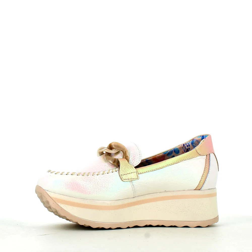 Jose Saenz Wedge Loafer Ice