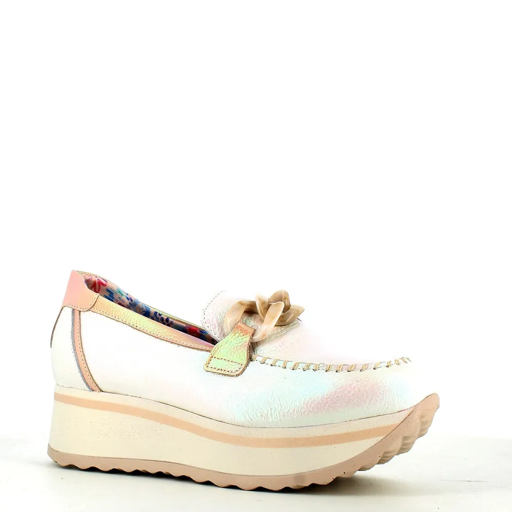 Jose Saenz Wedge Loafer Ice