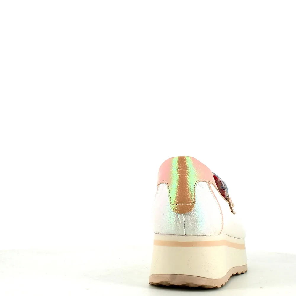 Jose Saenz Wedge Loafer Ice