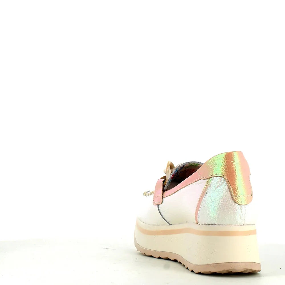Jose Saenz Wedge Loafer Ice