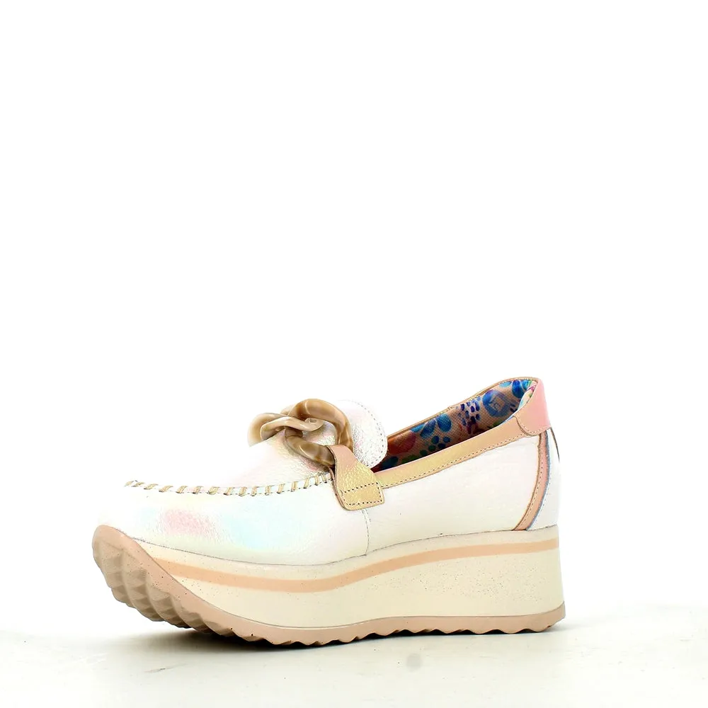 Jose Saenz Wedge Loafer Ice