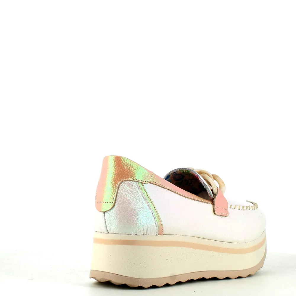 Jose Saenz Wedge Loafer Ice