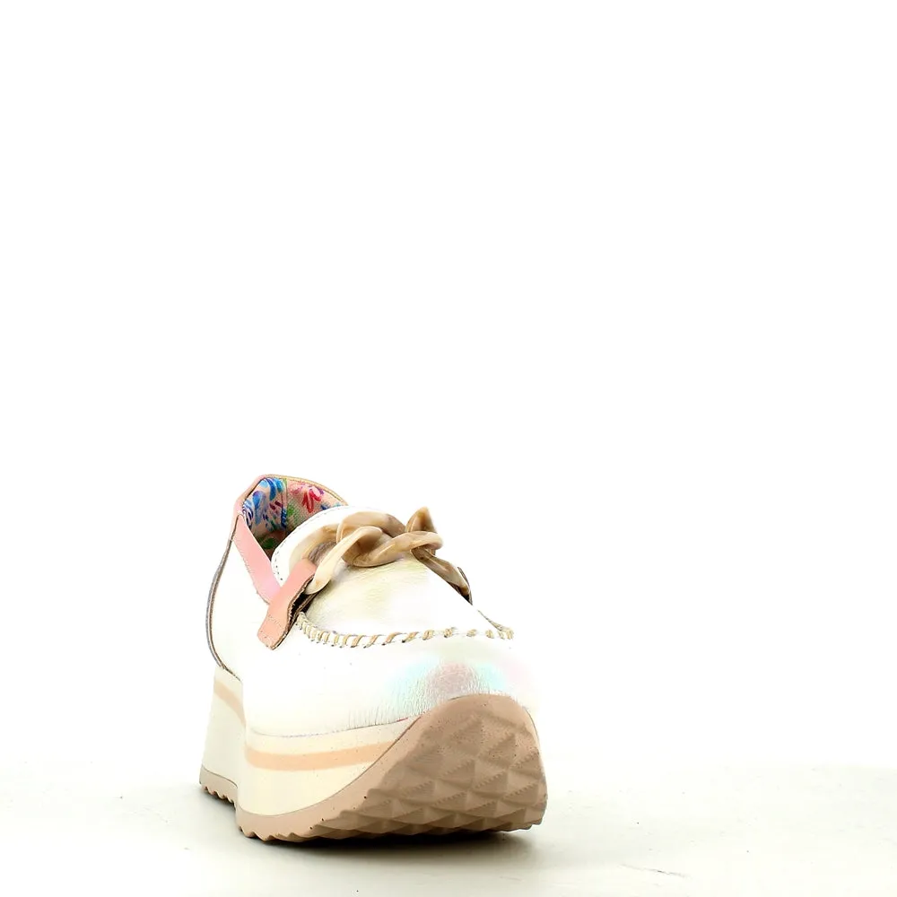 Jose Saenz Wedge Loafer Ice