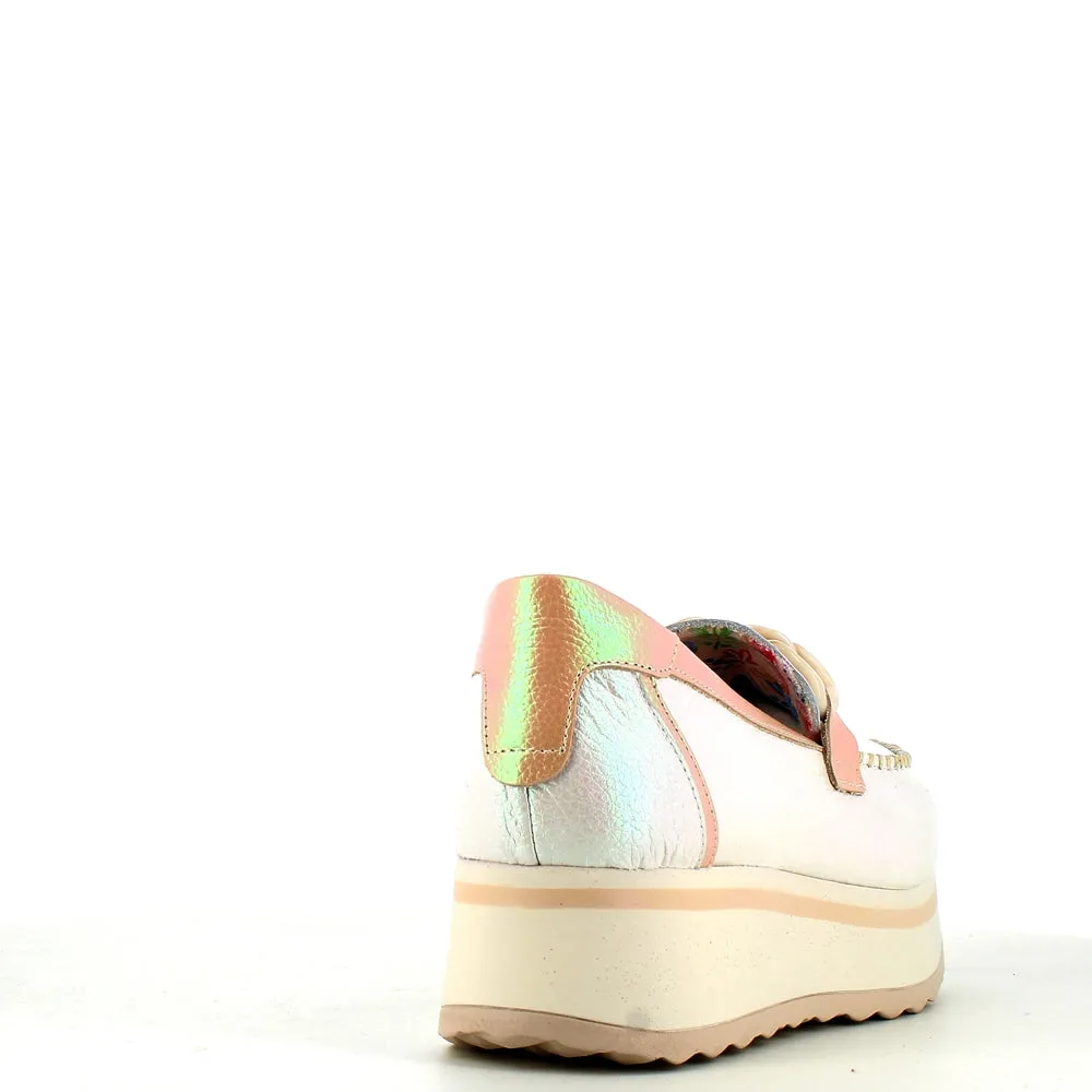 Jose Saenz Wedge Loafer Ice