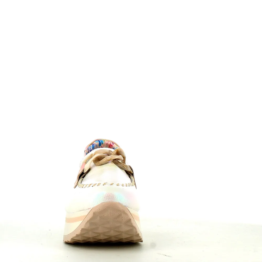 Jose Saenz Wedge Loafer Ice