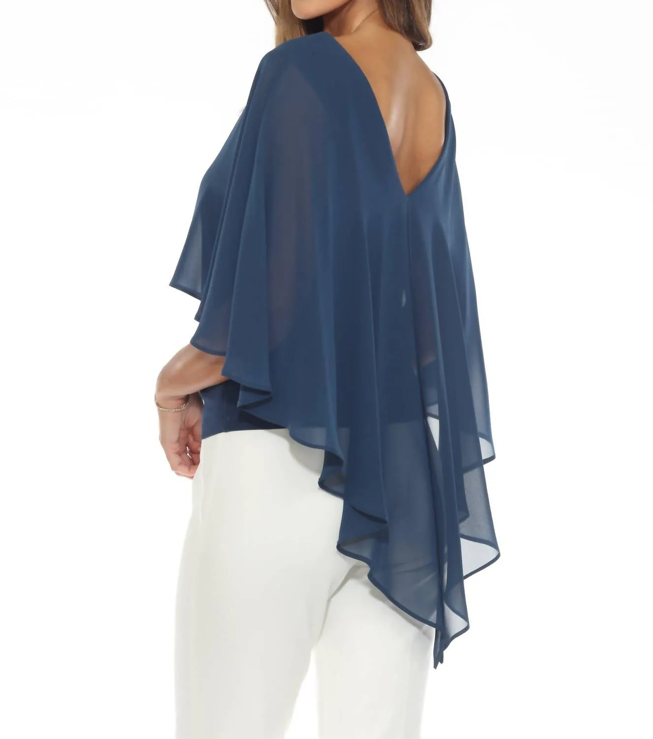 Joseph Ribkoff - Lightweight Chiffon Layered Blouse