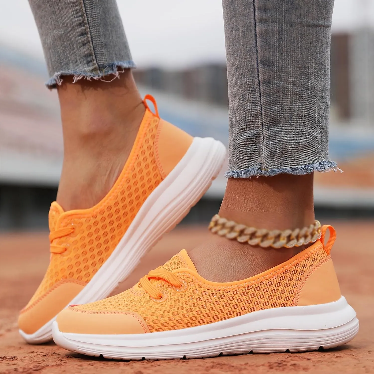 KCTRFSJ Women Kotsas Arch Support Orthopedic Shoes,Walkclouds Breathable Slip-On Flat Walking Shoes,Lightweight Breathable Non-Slip Low Top Casual Shoe