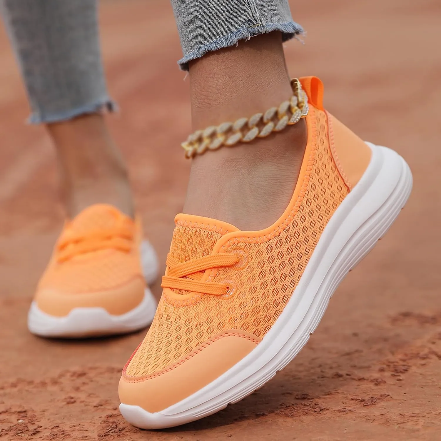 KCTRFSJ Women Kotsas Arch Support Orthopedic Shoes,Walkclouds Breathable Slip-On Flat Walking Shoes,Lightweight Breathable Non-Slip Low Top Casual Shoe
