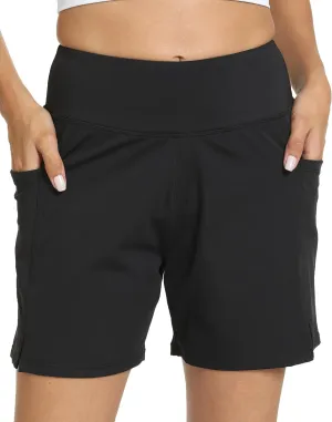 Kcutteyg Running Shorts for Women with Liner High Waisted Lightweight Womens Workout Shorts with Pocket