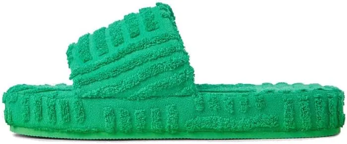 keleimusi Womens Towel Fabric Slipper Thick Sole Round Toe Strap Slide Sandals Shoes